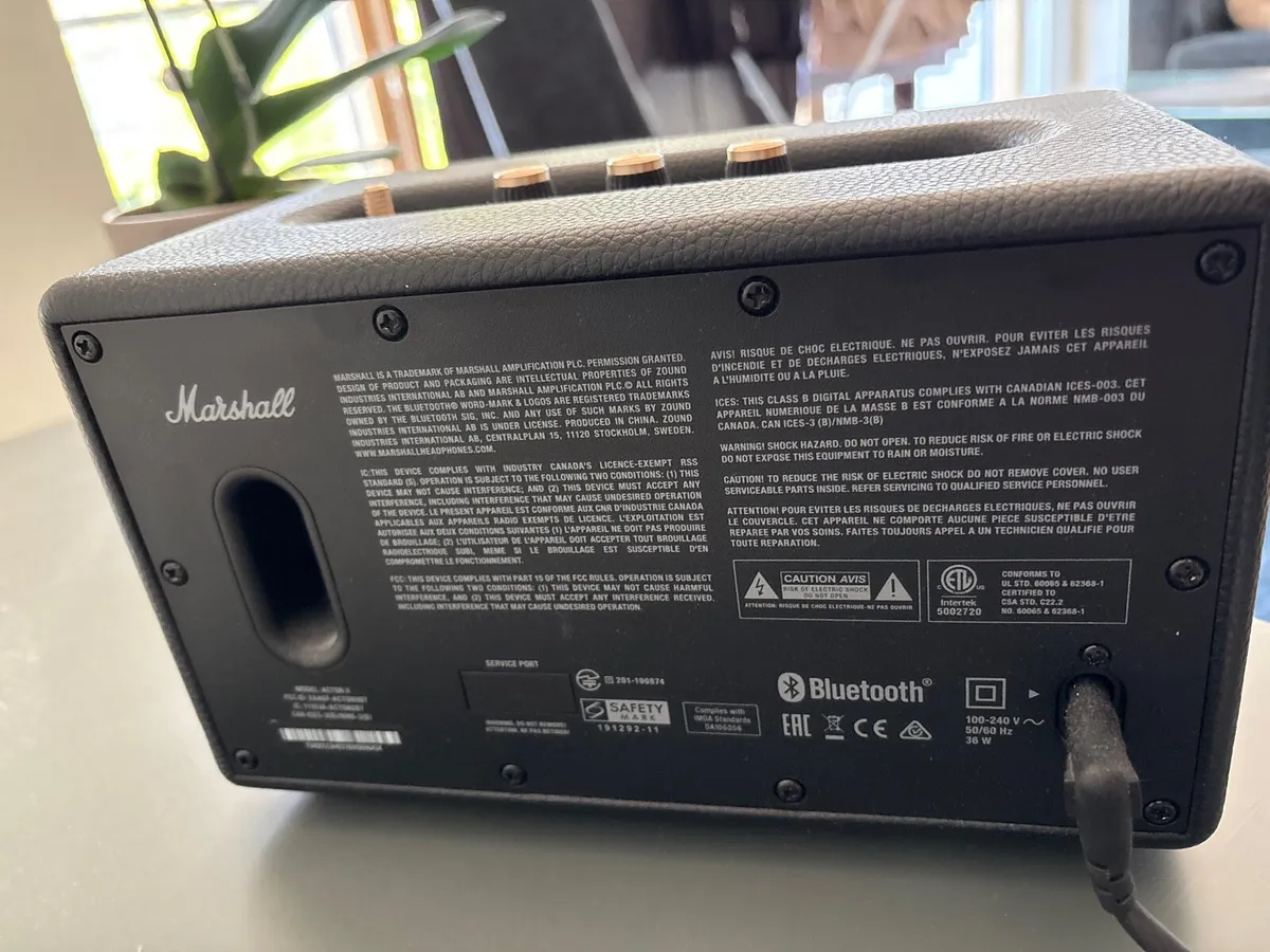 Marshall Acton II Bluetooth Speaker - Image 4