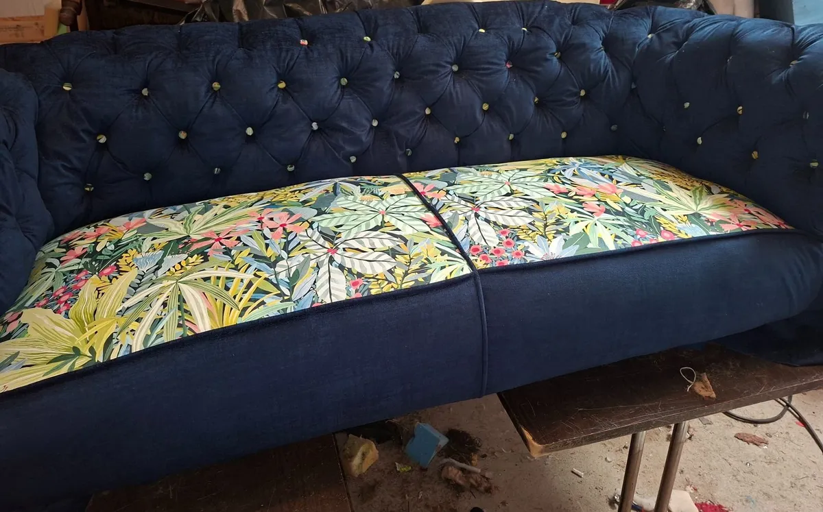 Antique Chesterfield Couch - Image 3