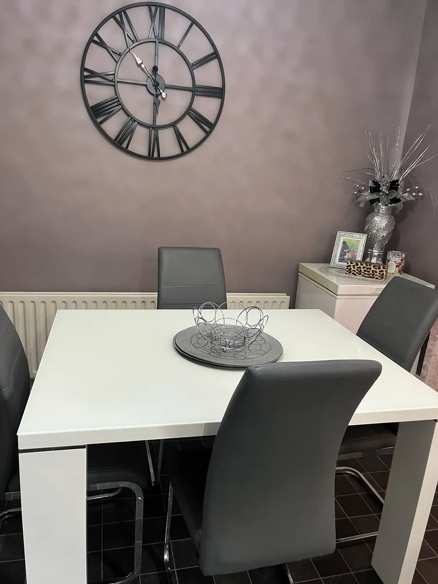 Table and chairs