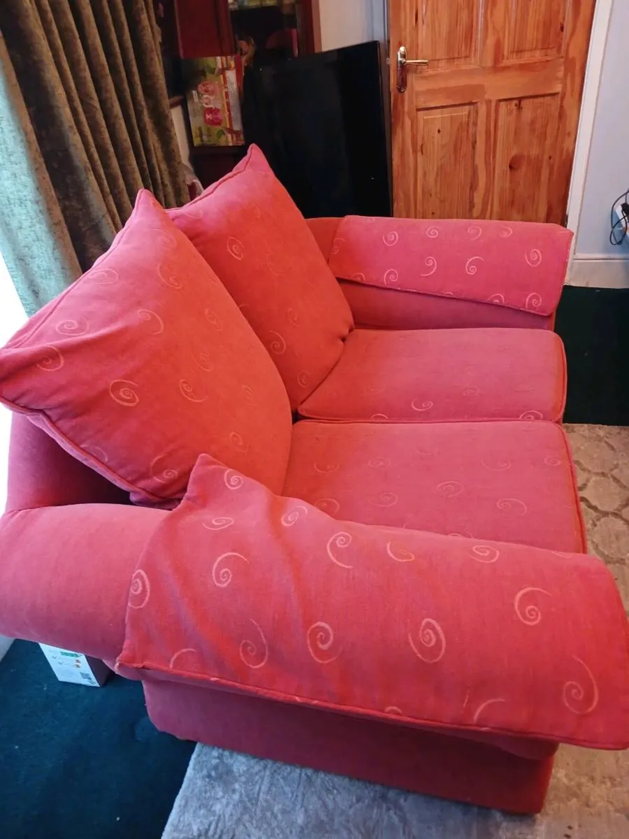 2seater couch with armchair to match - Image 1