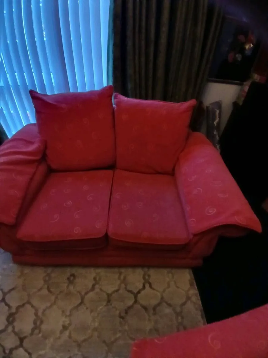 2seater couch with armchair to match - Image 3