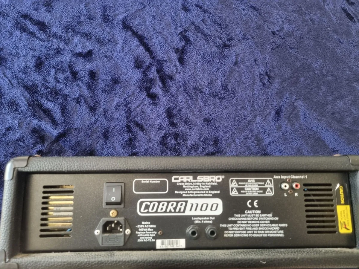 Carlsbro Amp and 2 x SoundLAb Speakers - Image 2