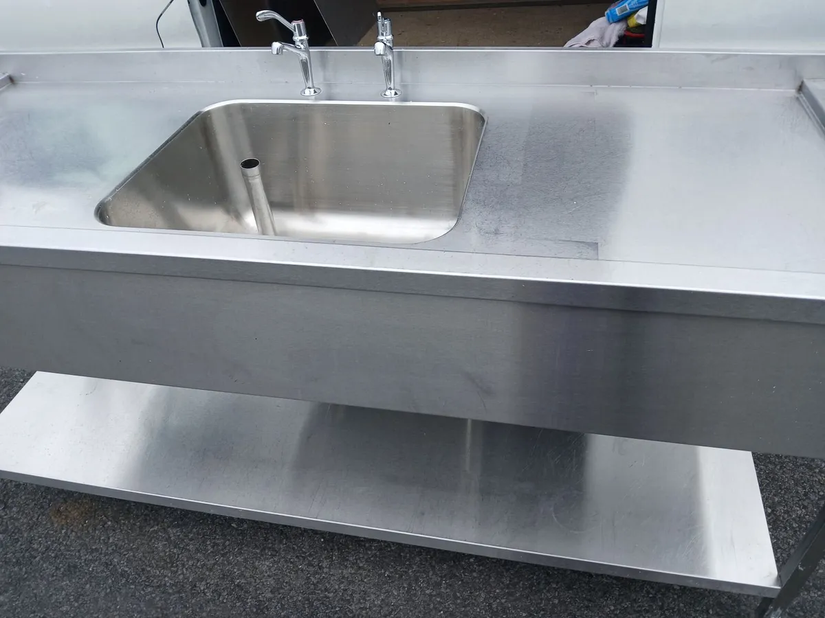 Staneless steel cabbinet sink unit complete - Image 1