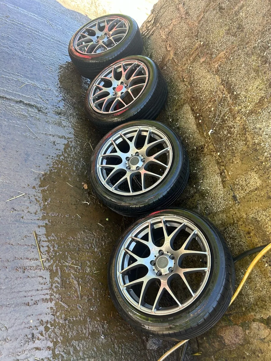 5x112 alloys and tyres - Image 1