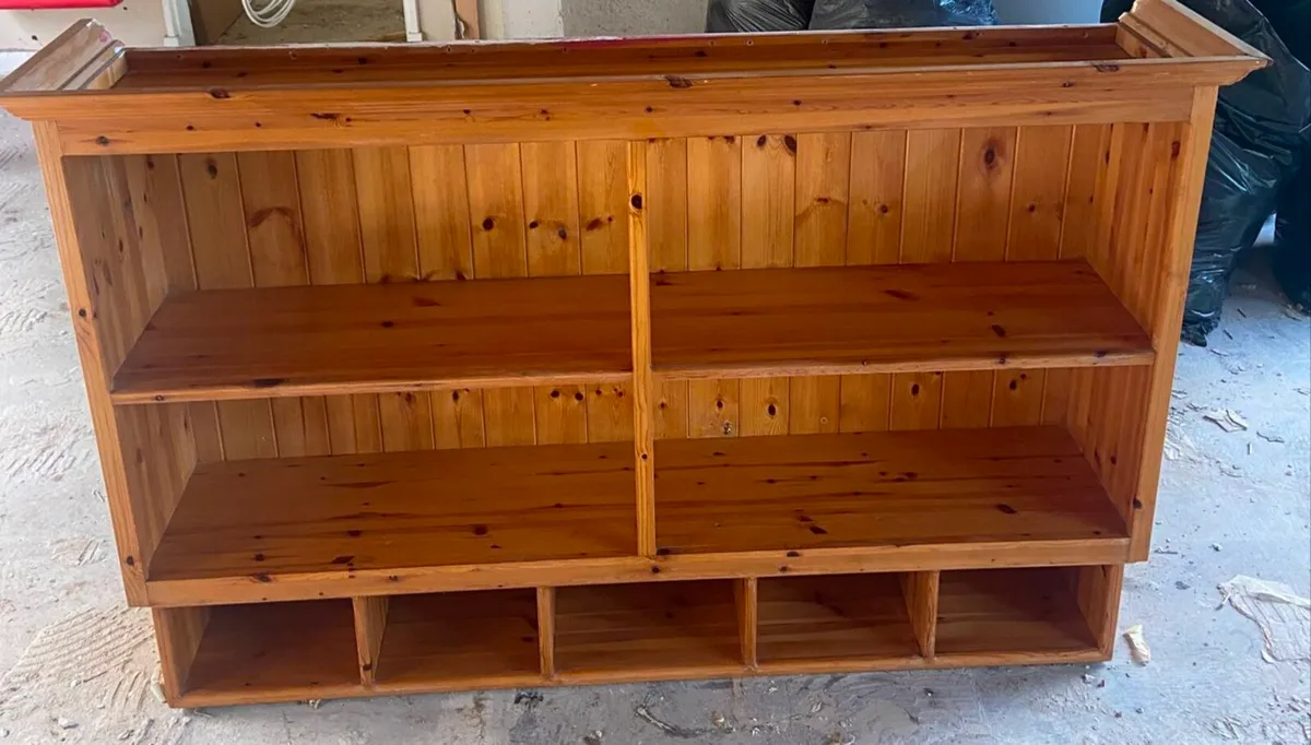 Pine bookcase - Image 1