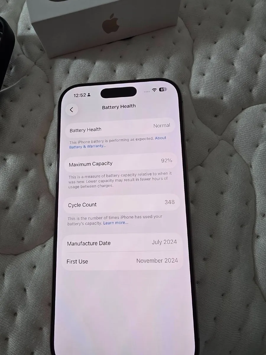 iPhone 16 Pro 128GB – Pristine Condition - Image 2