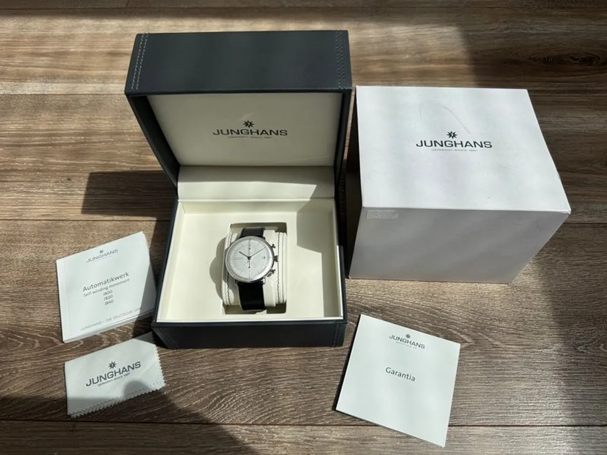 Junghans Max Bill Chronoscope Chronograph Watch - Image 3