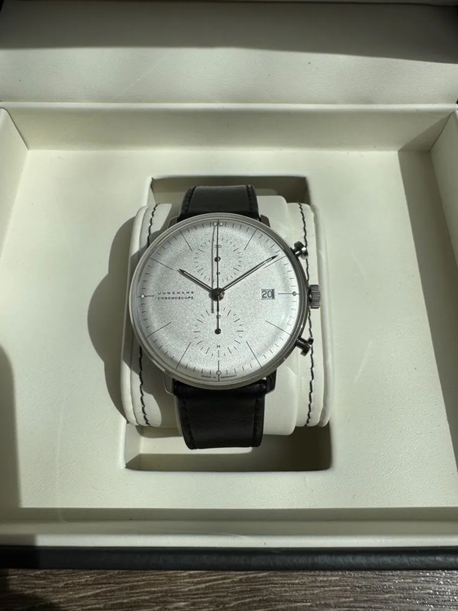 Junghans Max Bill Chronoscope Chronograph Watch - Image 1
