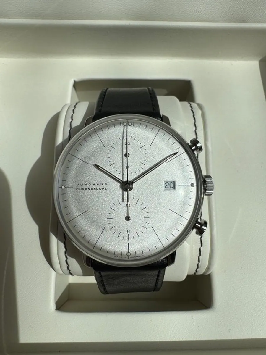 Junghans Max Bill Chronoscope Chronograph Watch - Image 2