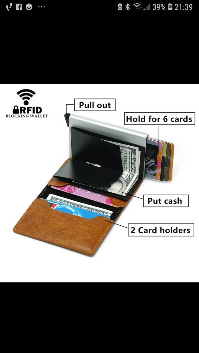 Anti Theft Card Wallets - Image 2