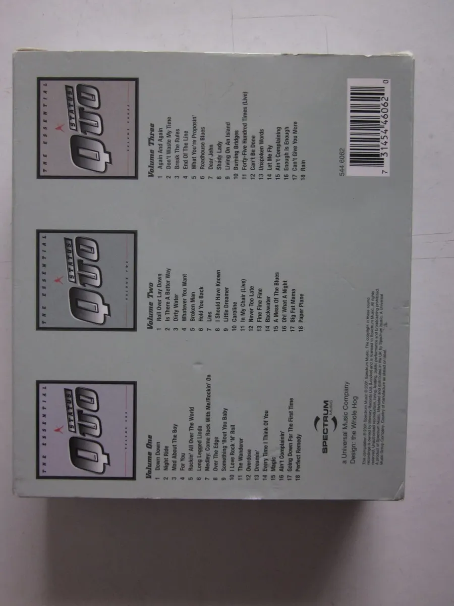 The Essential Status Quo Box Set 3 CD's - Image 3
