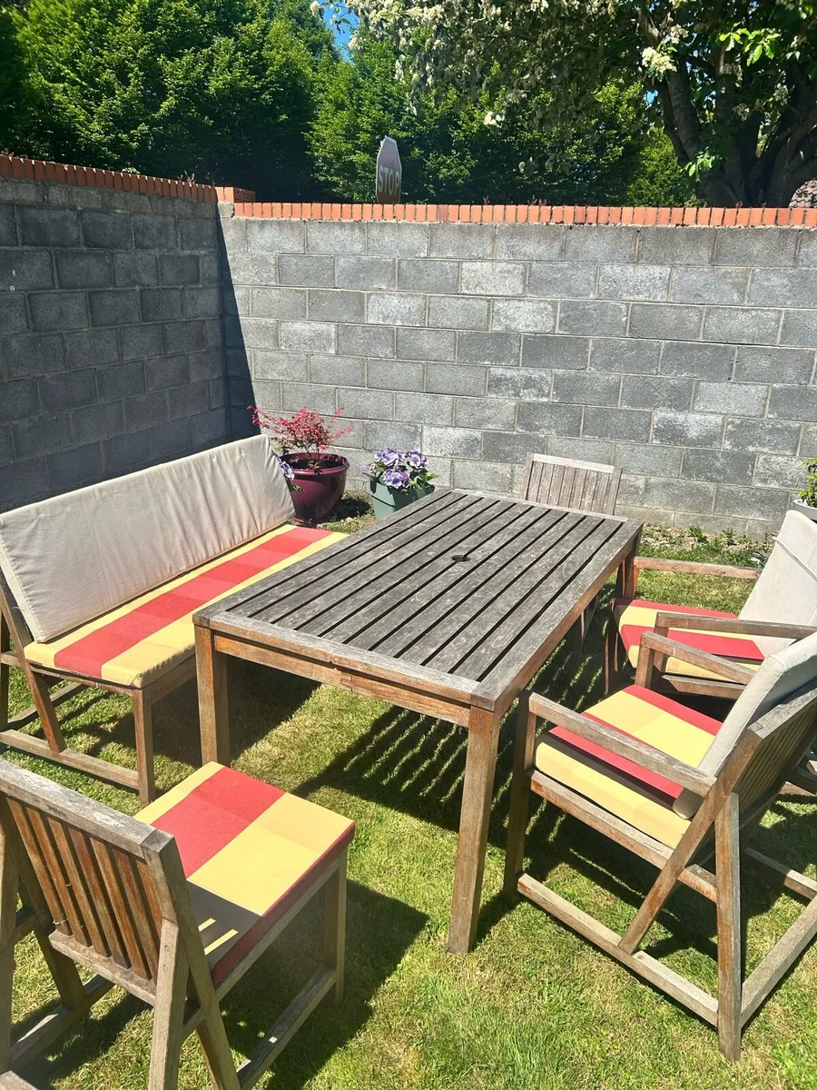 7 piece garden furniture set - Image 2