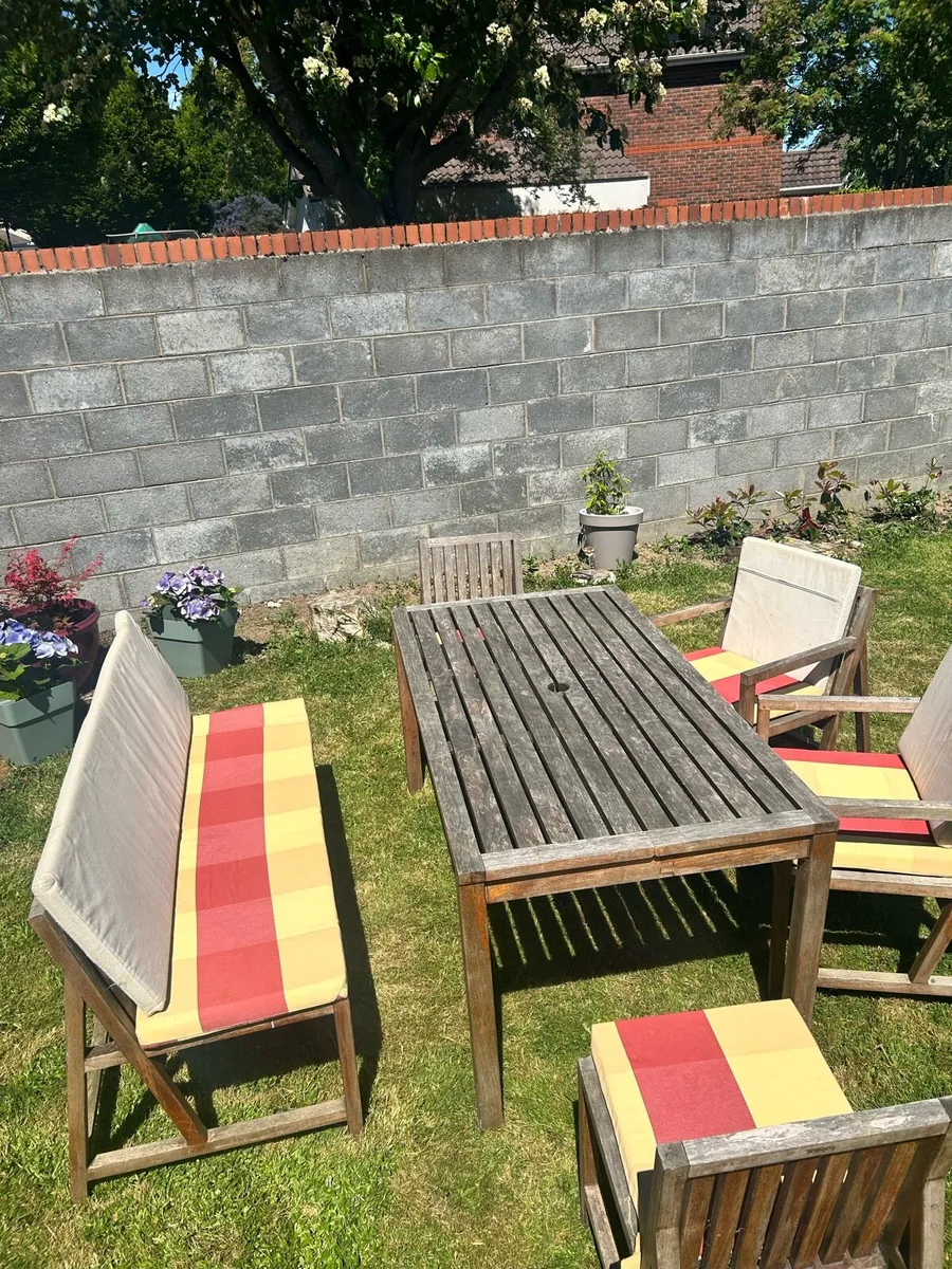 7 piece garden furniture set - Image 3