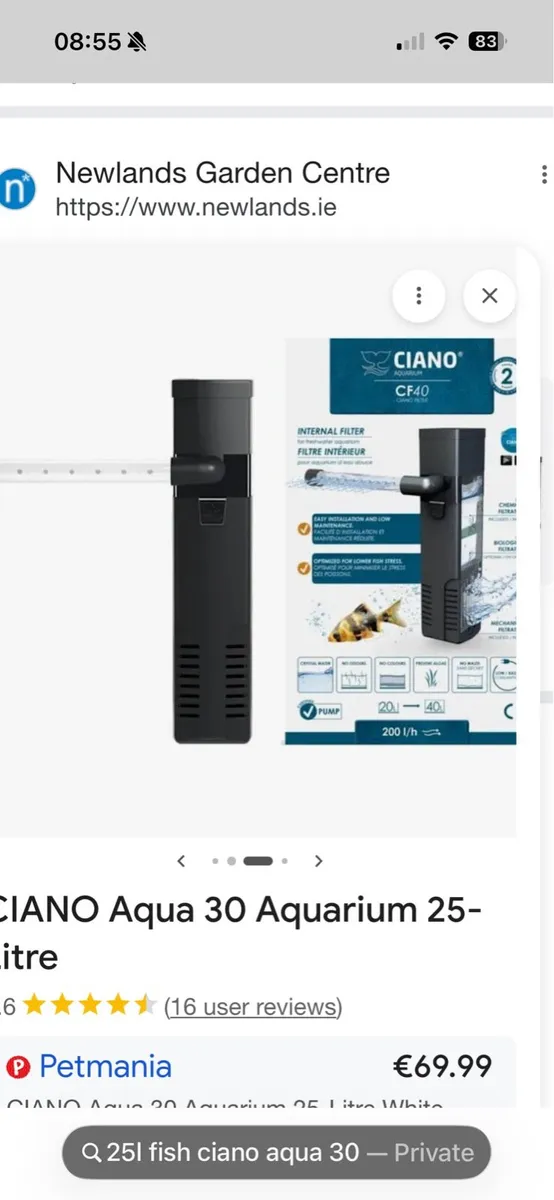 25L CIANO Fish Tank - Image 4
