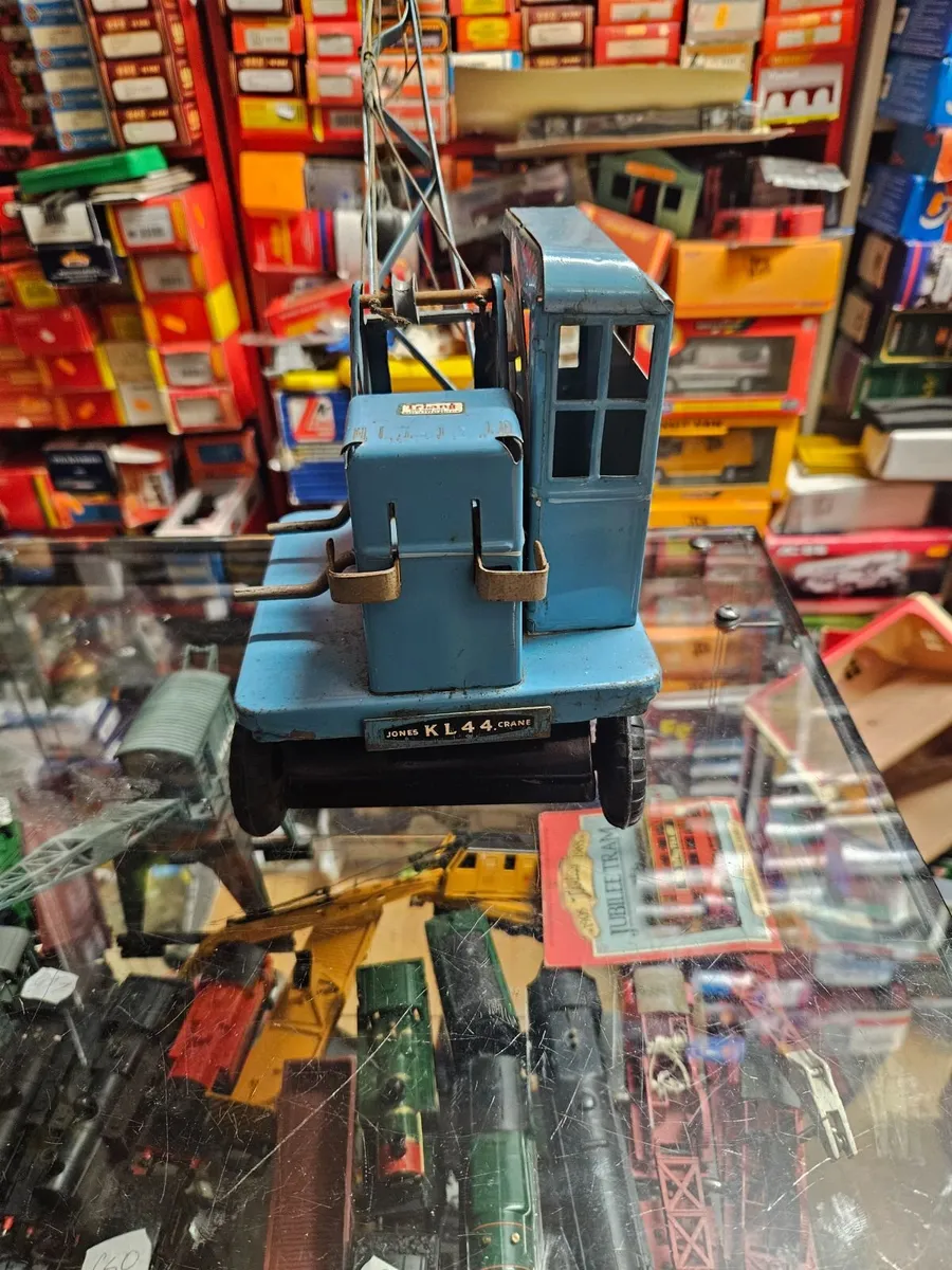 Vintage Triang Pressed Steel Crane - Image 1
