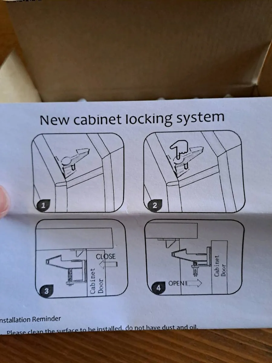 10 Pack Child Safety Cabinet Locks - Image 3