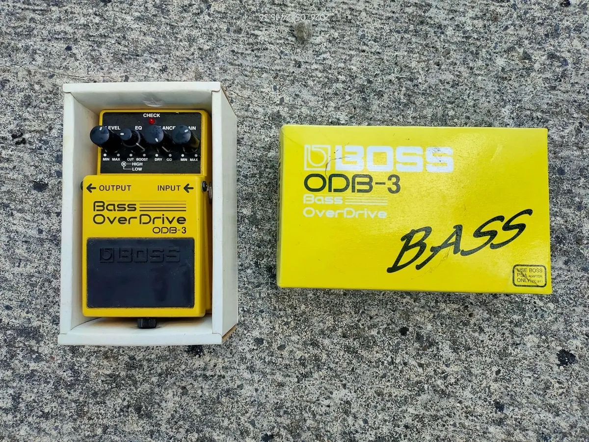 Boss Bass Overdrive Pedal - Image 1