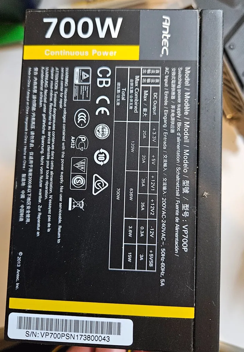 Power Supply 700W PC - Image 2