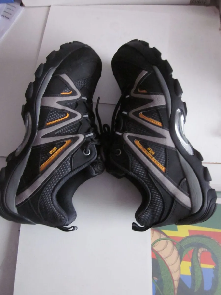 Site Mercury Black Steel CapSafety Trainers S9 New - Image 4