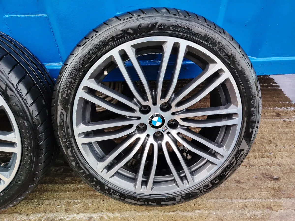 19" BMW 5 series Msport alloys, Good Year tyres - Image 2