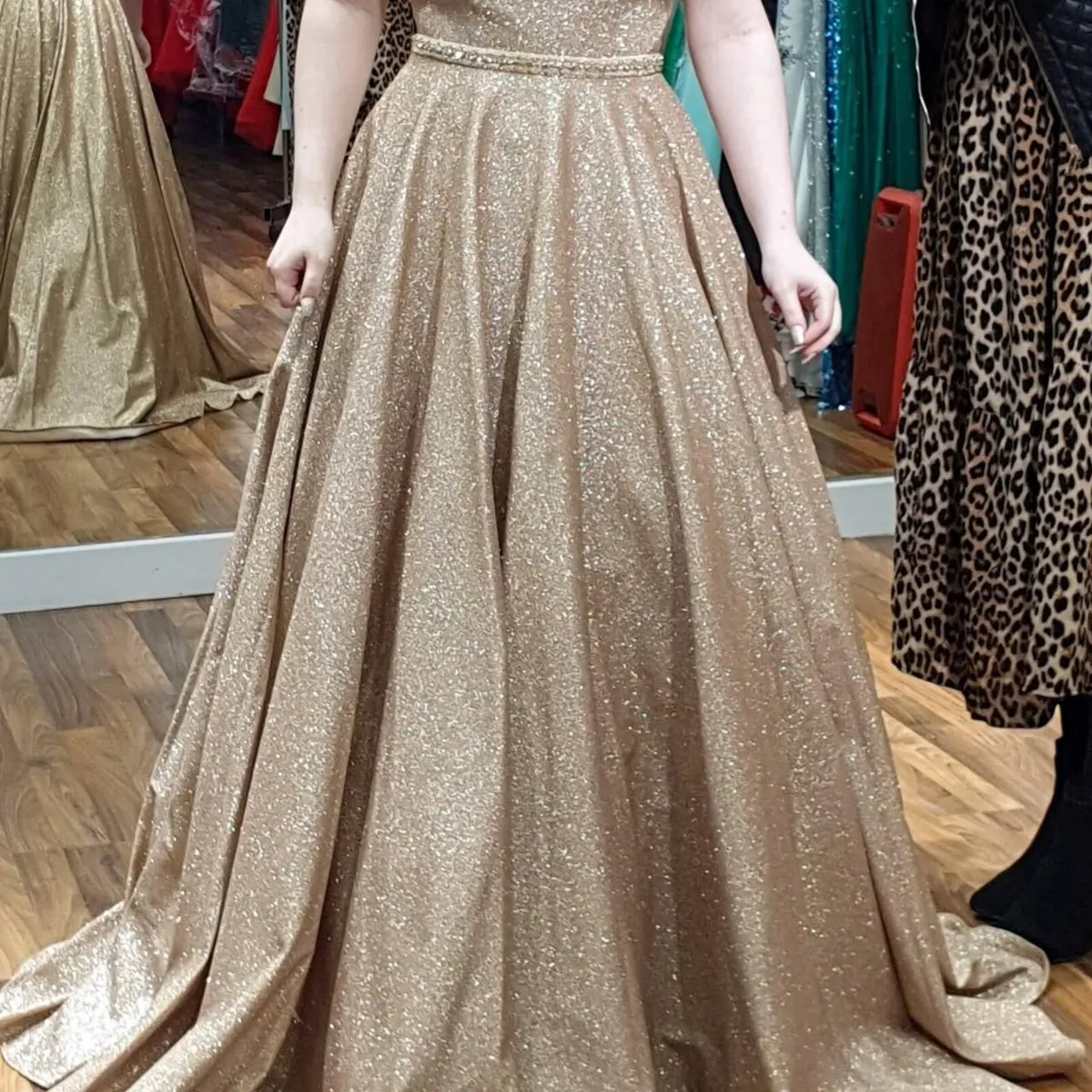 Gold Debs dress - Image 2