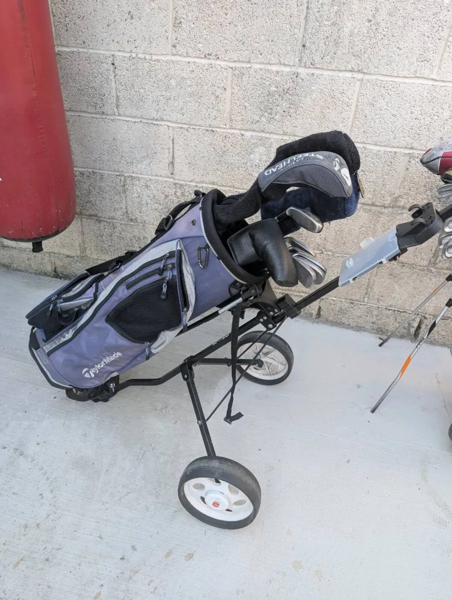 Golf clubs & TaylorMade bag - Image 1