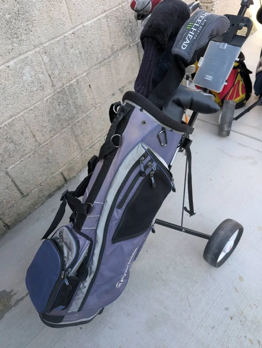 Golf clubs & TaylorMade bag - Image 2