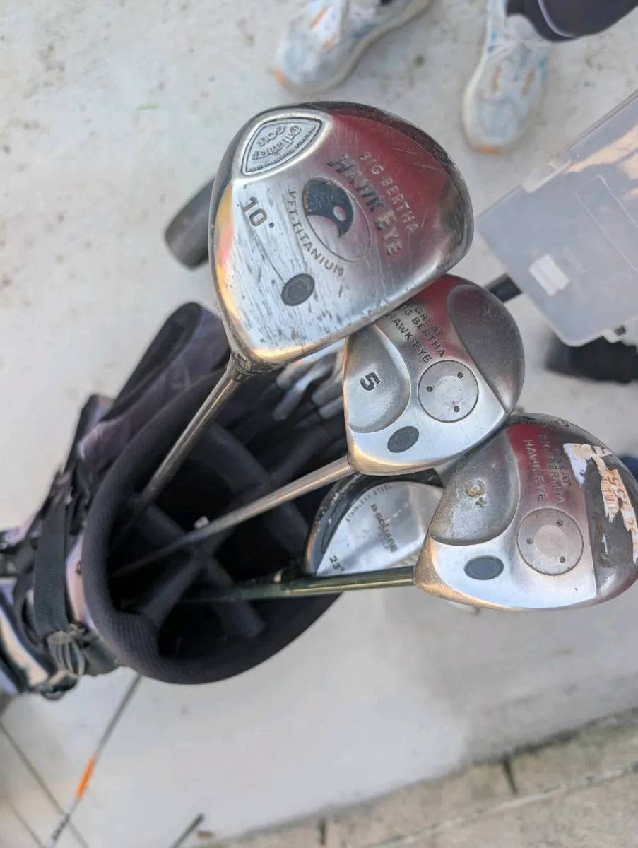 Golf clubs & TaylorMade bag - Image 3