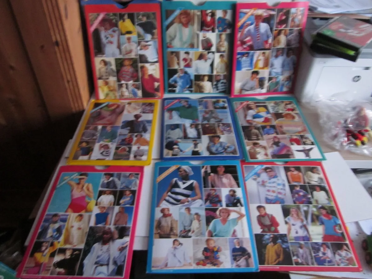 Vintage 80's Get Knitting  Pattern Bundle - Image 2
