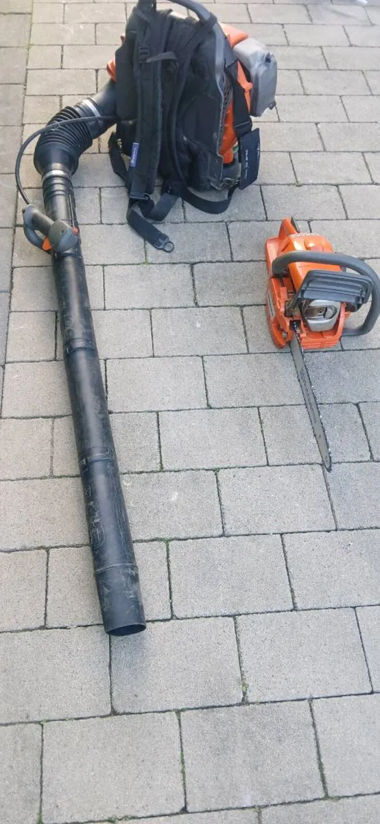 HUSQVARNA chainsaw and leaf blower - Image 3