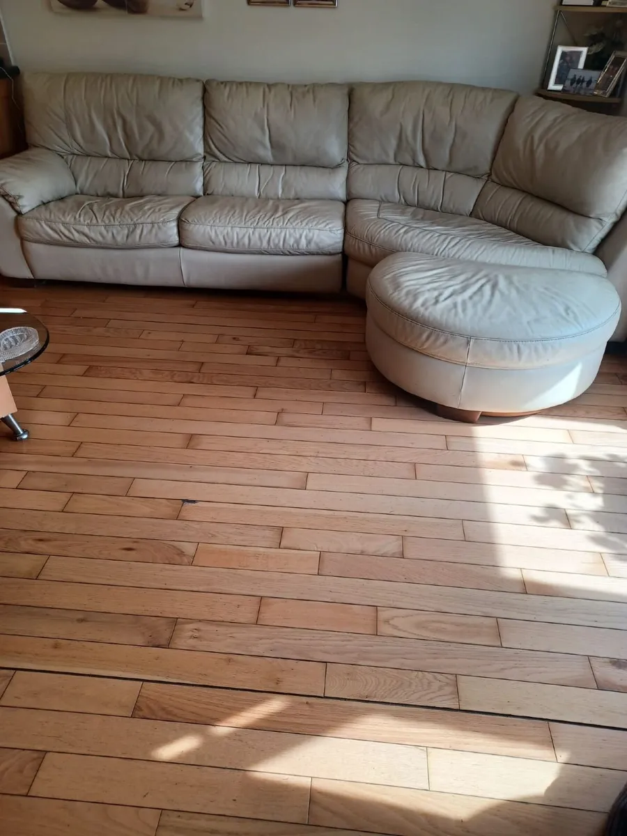 Corner leather suite of furniture ( left) - Image 4