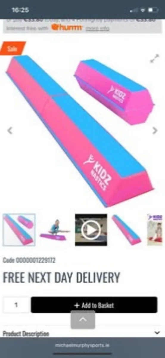 Gymnastics balance beam - Image 2