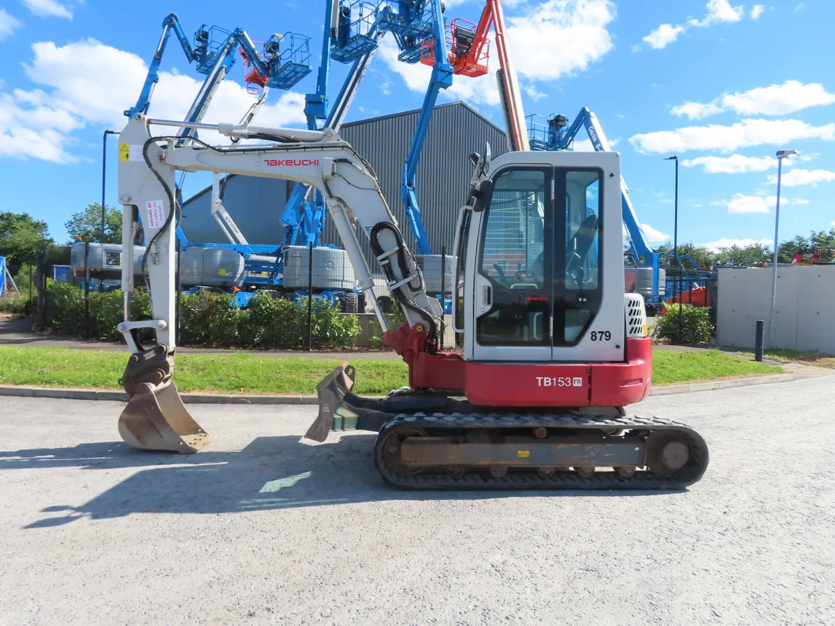 The Takeuchi TB 153 FR 5 Tonne Excavator - Image 1