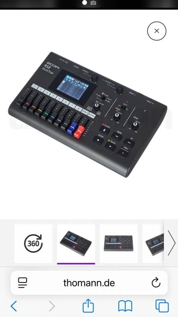 Zoom R12 Digital Multitrack Recordet. - Image 1