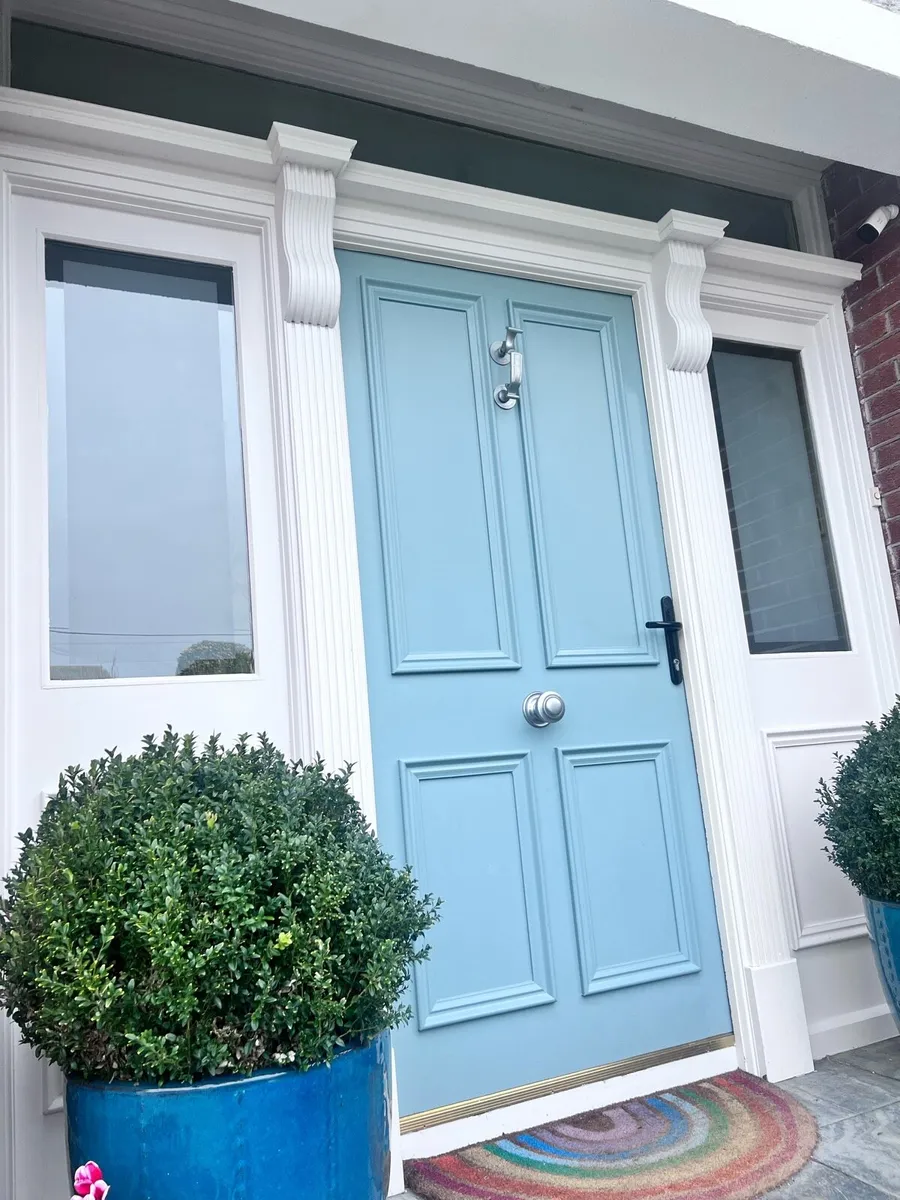 Front door with side lights and fan light - Image 3