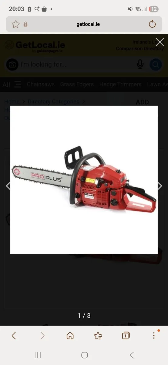 chainsaw