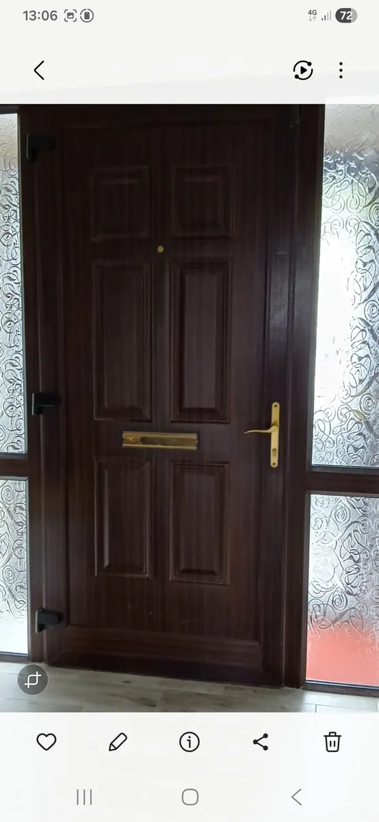 PVC Front door double glazed. - Image 2
