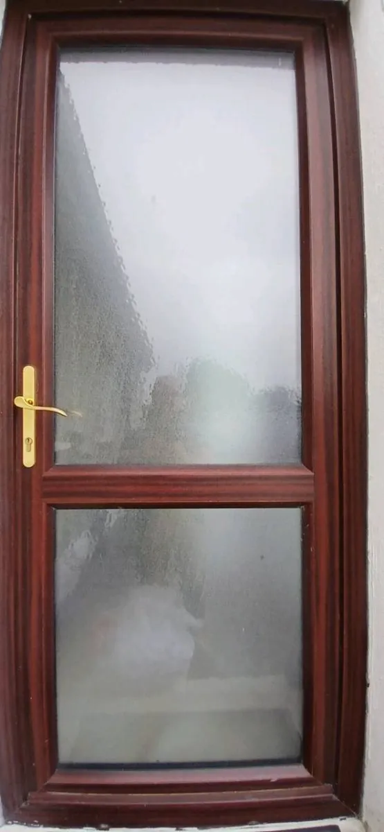 PVC Back door double glazed. - Image 1