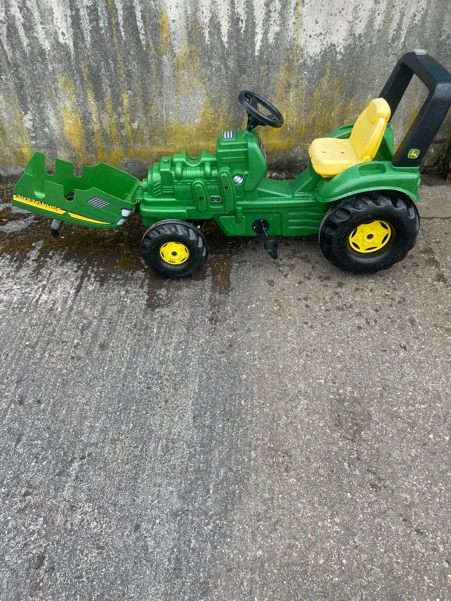 Kids rolley lager John Deere peddle tractor - Image 3