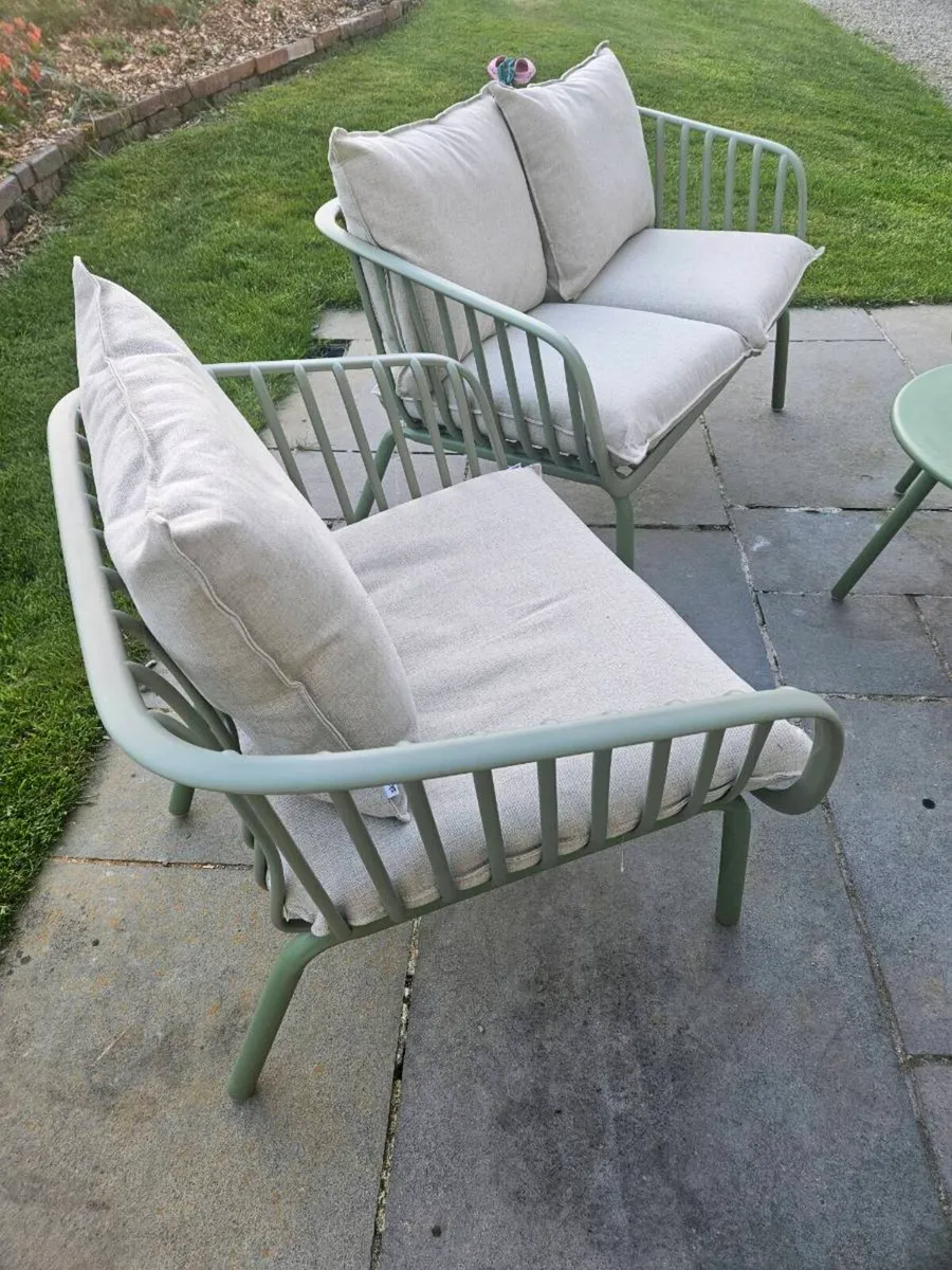 Garden Chairs, Sofa, 2 x tables - Image 2