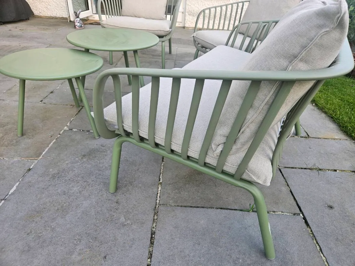 Garden Chairs, Sofa, 2 x tables - Image 4