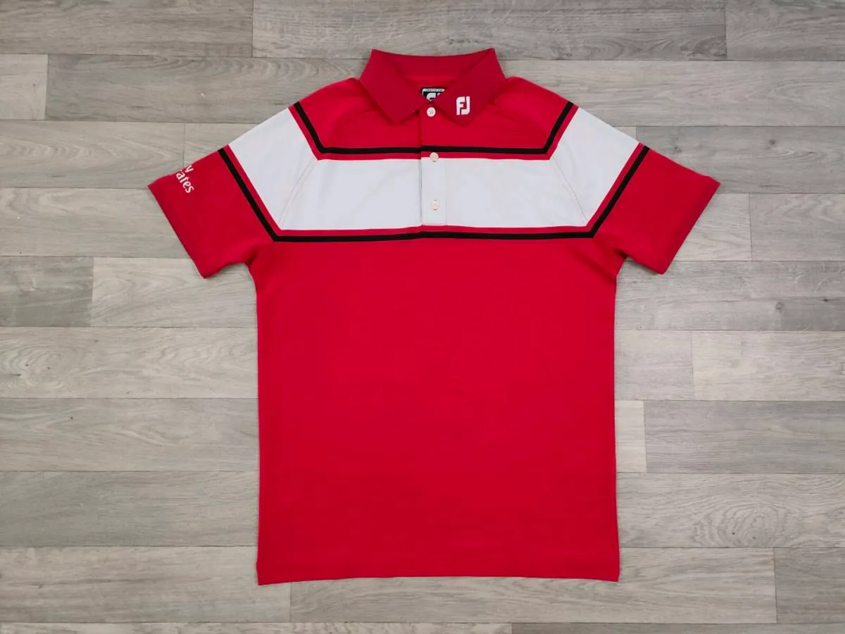 FootJoy FJ Golf Polo Shirt Mens Medium - Image 1