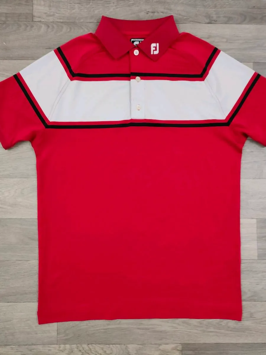 FootJoy FJ Golf Polo Shirt Mens Medium - Image 2