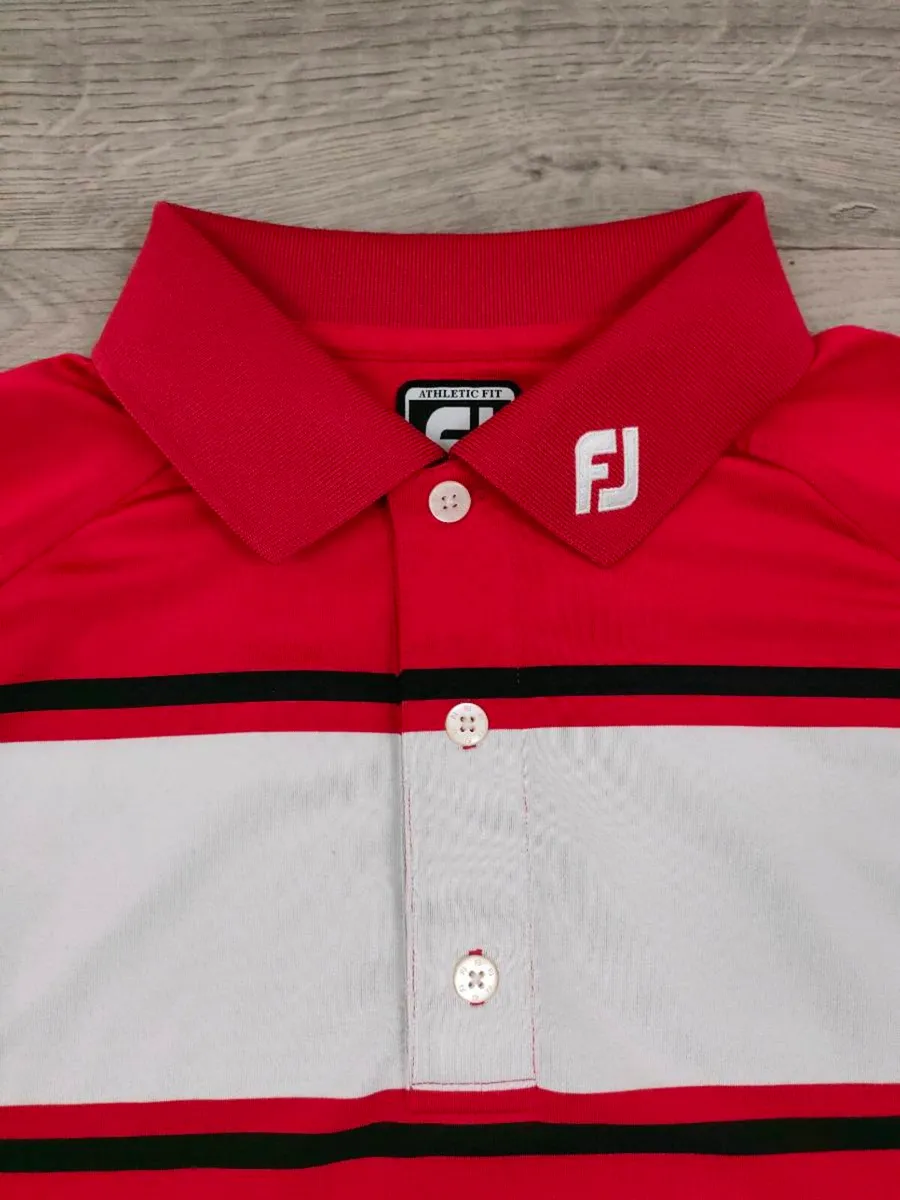 FootJoy FJ Golf Polo Shirt Mens Medium - Image 4