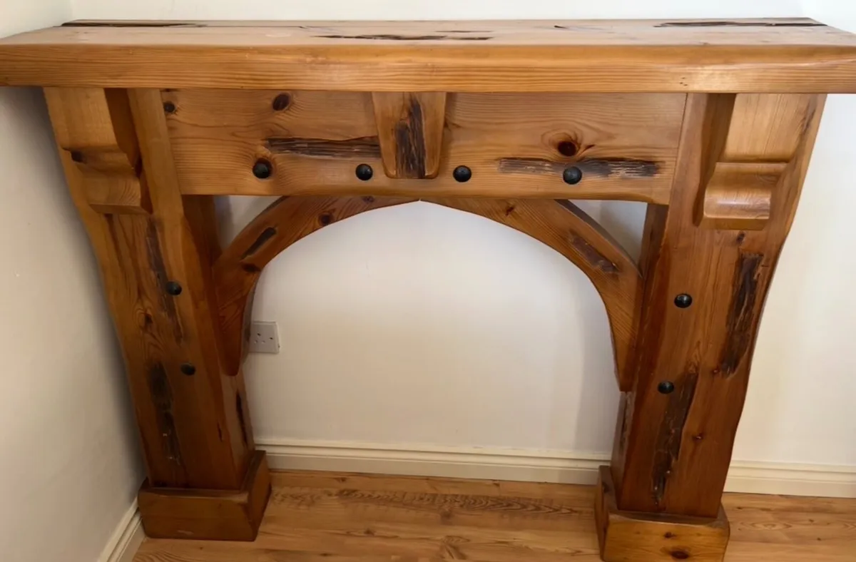 Wooden fireplace - Image 1