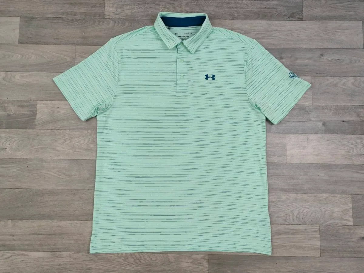 Under Armour Lahinch Golf Club Polo Short Mens L - Image 1