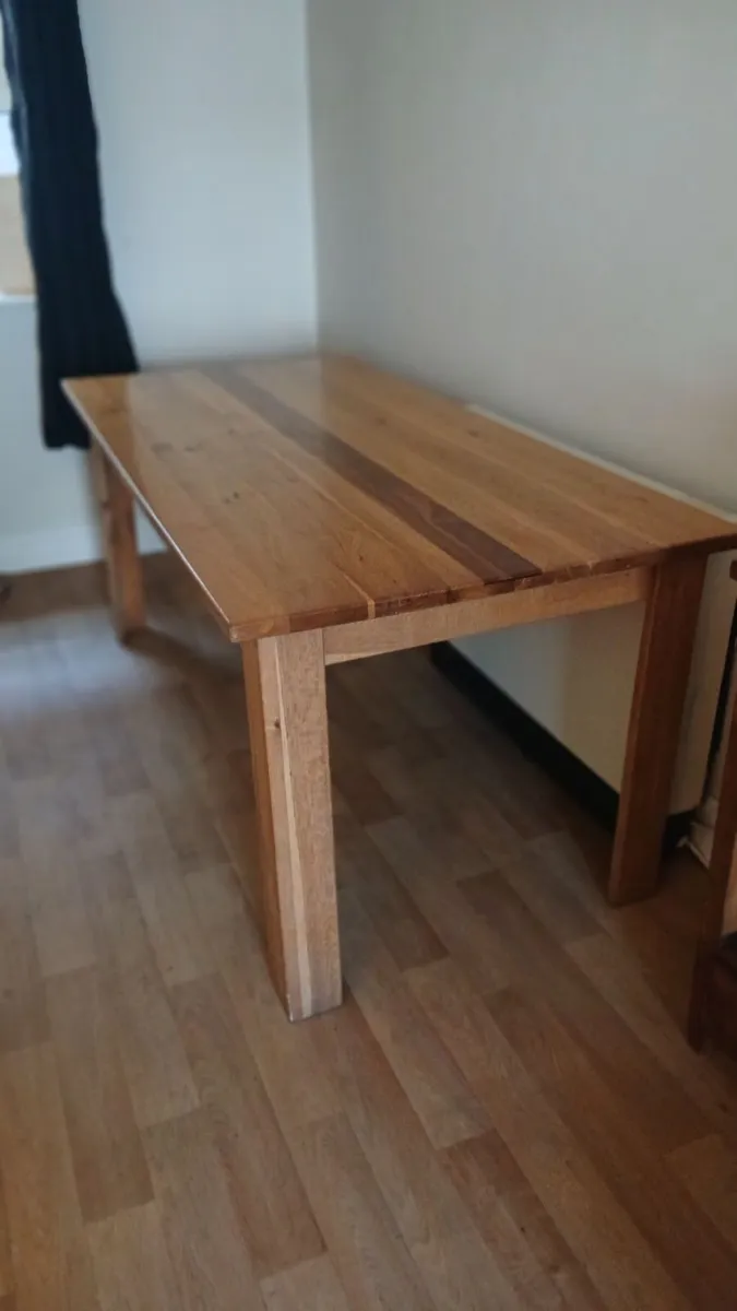 Dining table solidwood  6f x3 ft dining table - Image 2