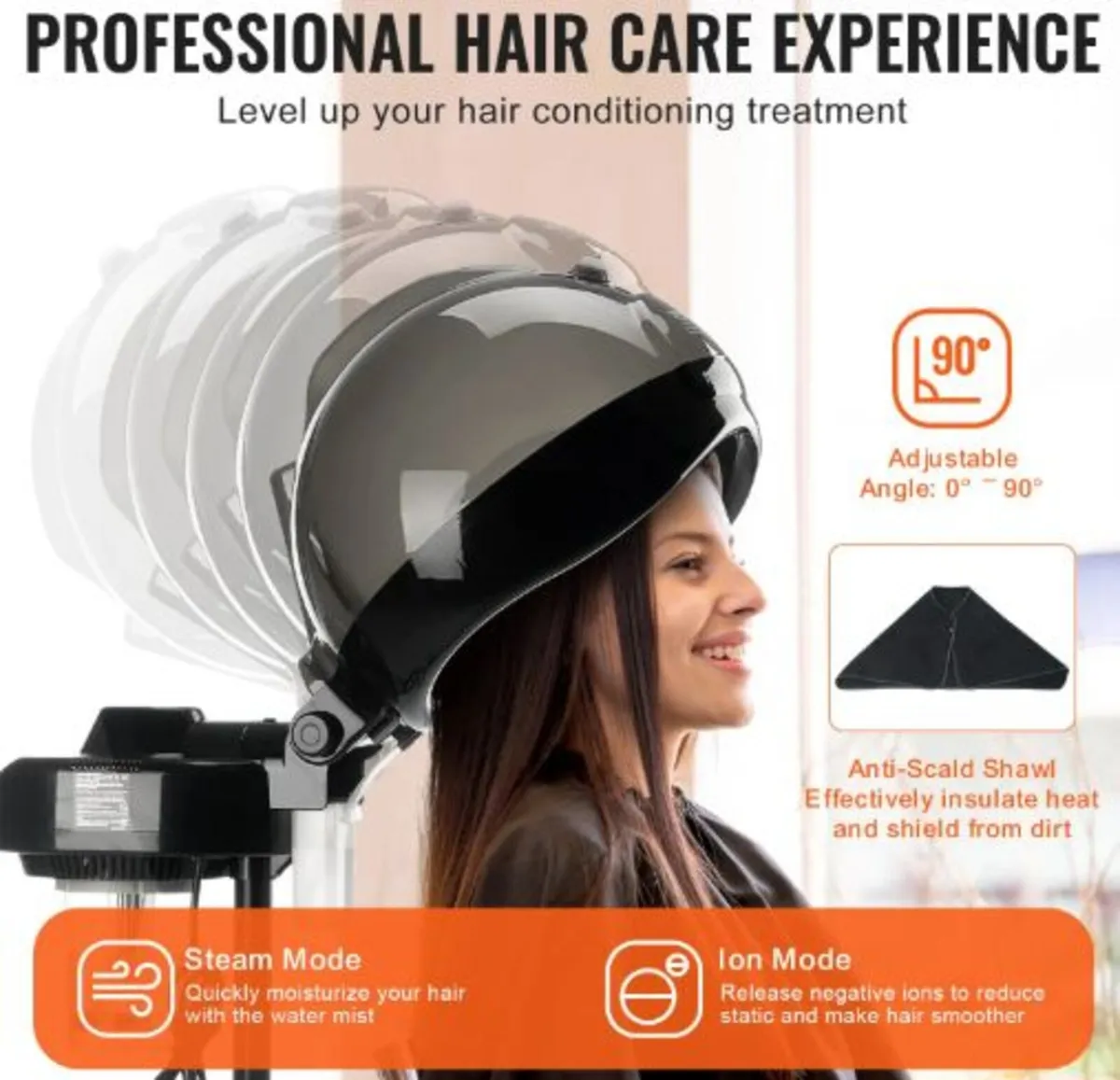 Professional Hair Steamer for Deep Conditioning, - Image 2
