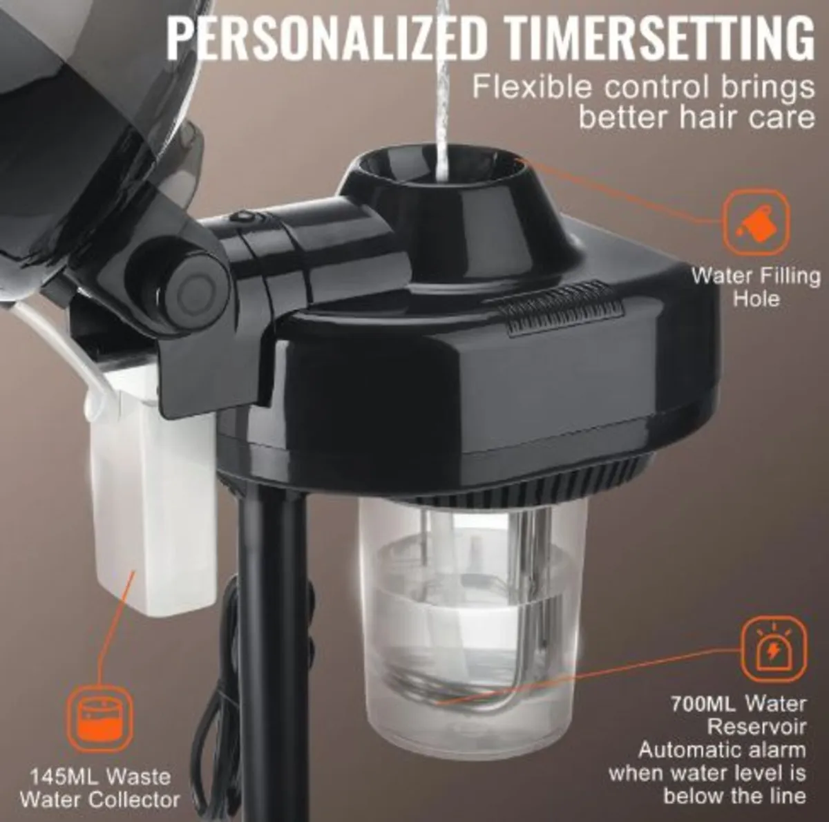 Professional Hair Steamer for Deep Conditioning, - Image 4