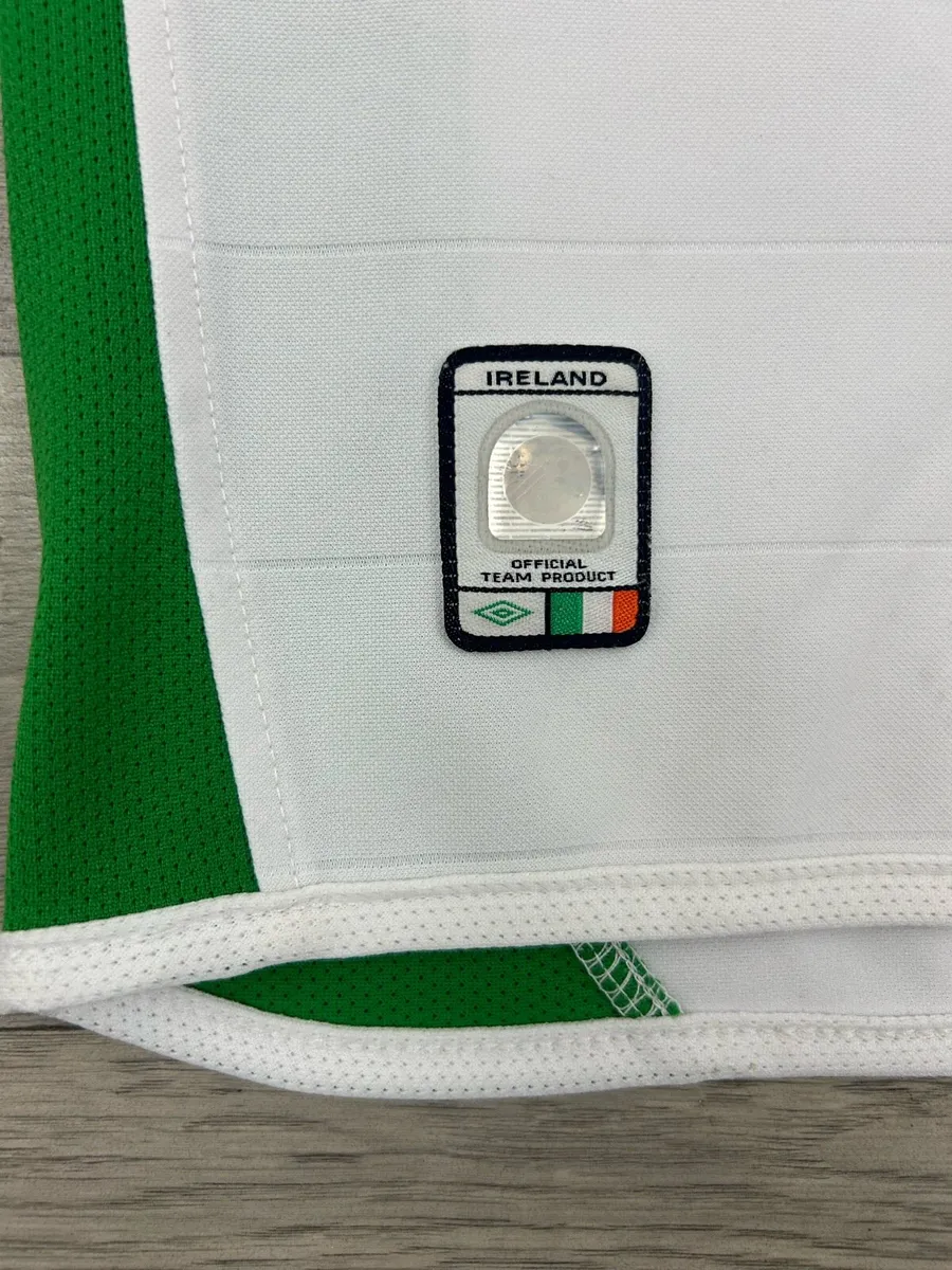 Vintage 2003 Ireland L/S Player Issue Jersey Shirt - Image 3